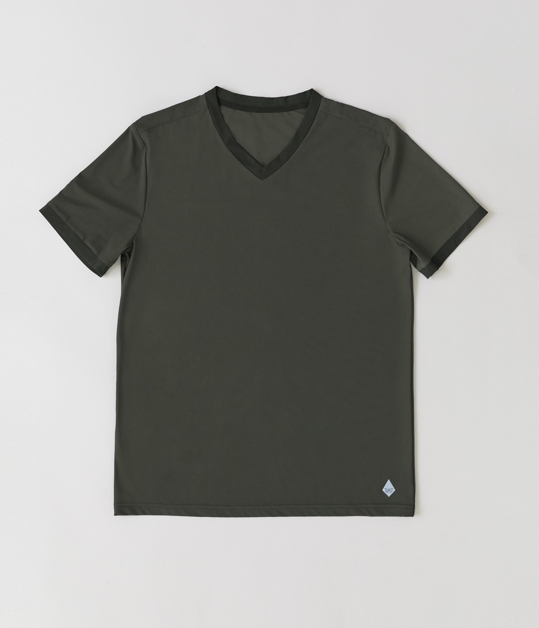 Monaco t-shirt - Khaki green Tryst Stockholm –